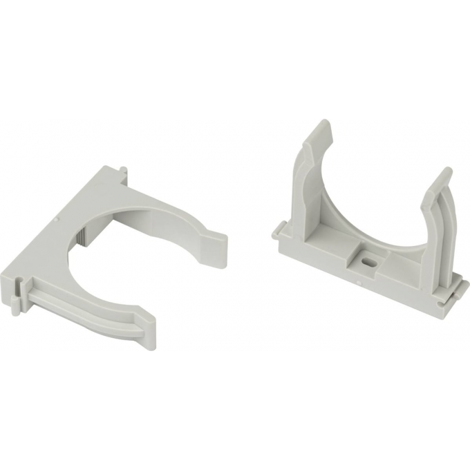 Держатель для труб (клипса) ЭРА Б0062103 d16мм CLIP-16-G-MP прямой монтаж серый B0062103