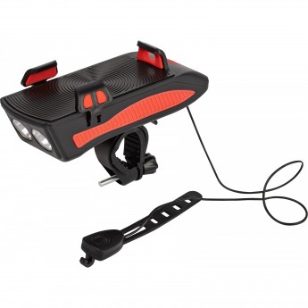 Фонарь светодиодный аккумуляторный ЭРА VA-802 5Вт велосипедный powerbank сигнал держатель для телефона 3 режима Li 2400мАч Фонарь светодиодный аккумуляторный ЭРА VA-802 5Вт велосипедный powerbank сигнал держатель для телефона 3 режима Li 2400мАч