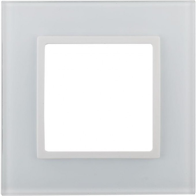 Рамка 1-м ЭРА ELEGANCE 14-5101-01 стекло белый +белый B0059166