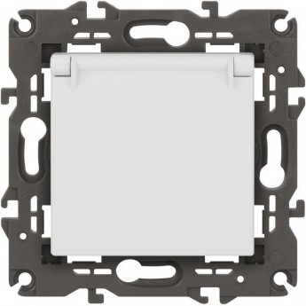 Розетка ЭРА ELEGANCE Б0065808 14-2103-01М 2P+E Schuko со шторками с крышкой 16А-250В матовый белый Розетка ЭРА ELEGANCE Б0065808 14-2103-01М 2P+E Schuko со шторками с крышкой 16А-250В матовый белый