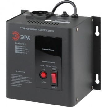Стабилизатор напряжения настенный ЭРА СННТ-500-Ц 140-260В/220/В, 500ВА Стабилизатор напряжения настенный ЭРА СННТ-500-Ц 140-260В/220/В, 500ВА