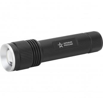 Светодиодный фонарь ЭРА АРМИЯ РОССИИ MB-901 ТОПОЛЬ ручной на батарейках с регулировкой фокуса IPX6 20Вт алюминиевый Светодиодный фонарь ЭРА АРМИЯ РОССИИ MB-901 ТОПОЛЬ ручной на батарейках с регулировкой фокуса IPX6 20Вт алюминиевый