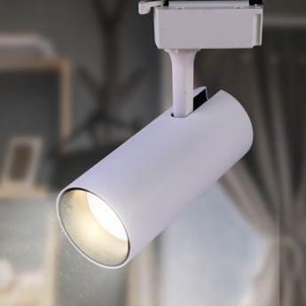 Трековый светильник однофазный ЭРА TR5-10 COB WH светодиодный 10Вт 4000К 700Лм белый Трековый светильник однофазный ЭРА TR5-10 COB WH светодиодный 10Вт 4000К 700Лм белый