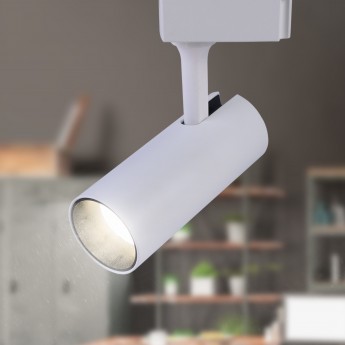 Трековый светильник однофазный ЭРА TR5-20 COB WH светодиодный 20Вт 4000К 1400Лм белый Трековый светильник однофазный ЭРА TR5-20 COB WH светодиодный 20Вт 4000К 1400Лм белый