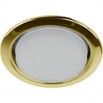 Встраиваемый светильник ЭРА KL35 GD под лампу GX53 (б/к) 220V 15W золото Встраиваемый светильник ЭРА KL35 GD под лампу GX53 (б/к) 220V 15W золото