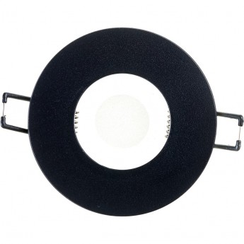 Встраиваемый светильник ЭРА WR3 BK MR16/GU5.3 IP44 влагозащищенный черный Встраиваемый светильник ЭРА WR3 BK MR16/GU5.3 IP44 влагозащищенный черный