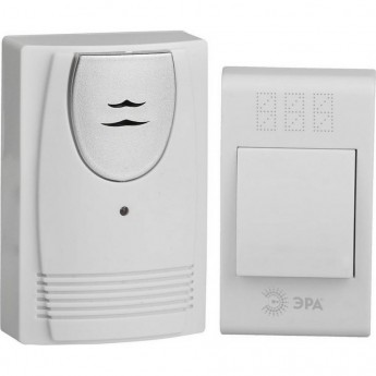 Звонок дверной ЭРА C61 беспроводной белый 32 мелодии Звонок дверной ЭРА C61 беспроводной белый 32 мелодии